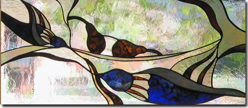 Our Dana Boussard stained glass